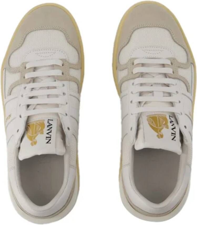 Lanvin Leather sneakers White Dames