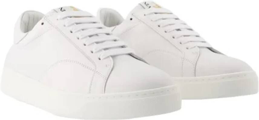 Lanvin Leather sneakers White Heren