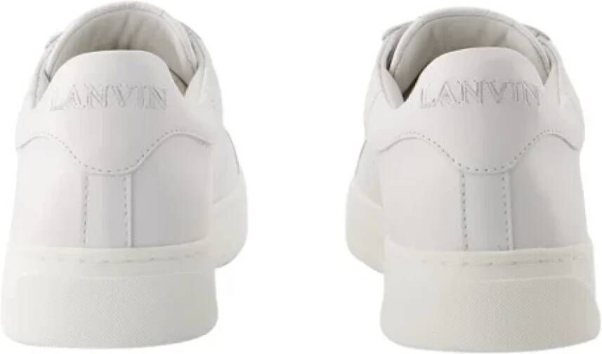 Lanvin Leather sneakers White Heren