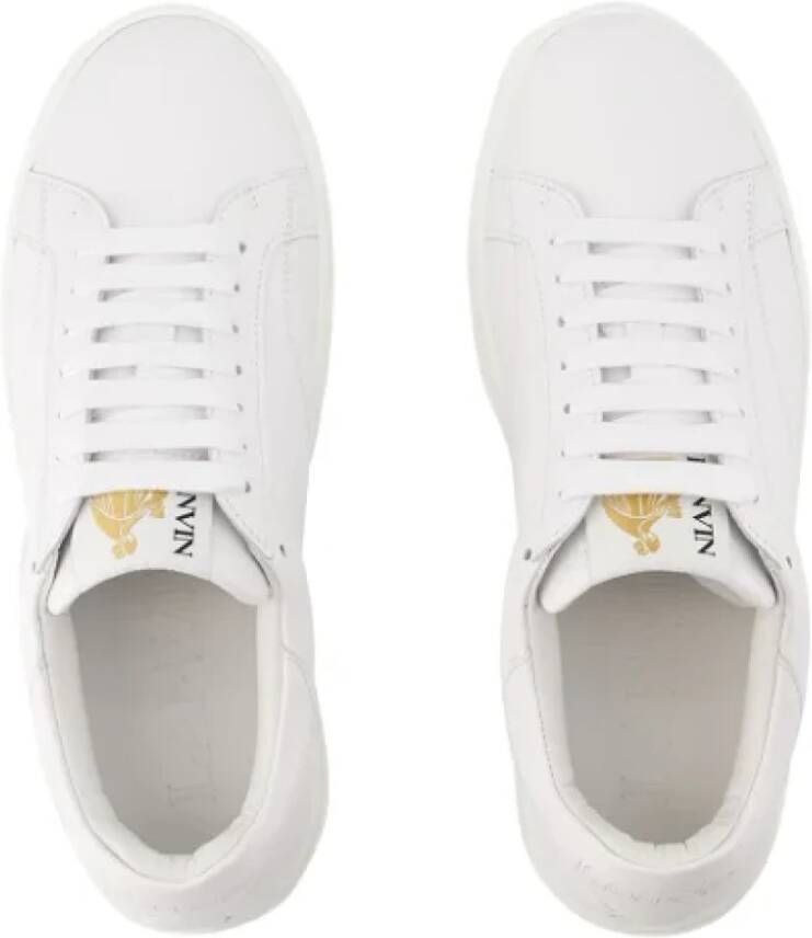 Lanvin Leather sneakers White Heren