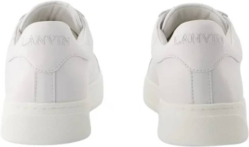 Lanvin Leather sneakers White Heren