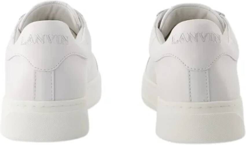 Lanvin Leather sneakers White Heren