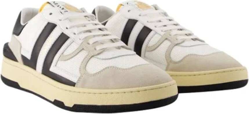 Lanvin Leather sneakers White Heren