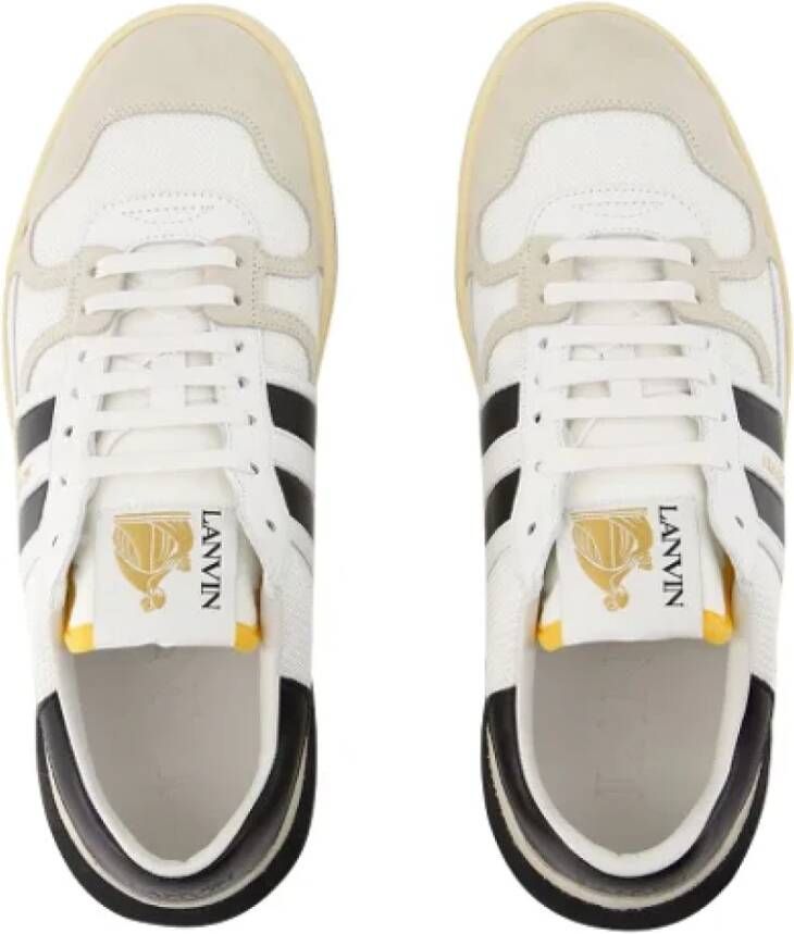 Lanvin Leather sneakers White Heren