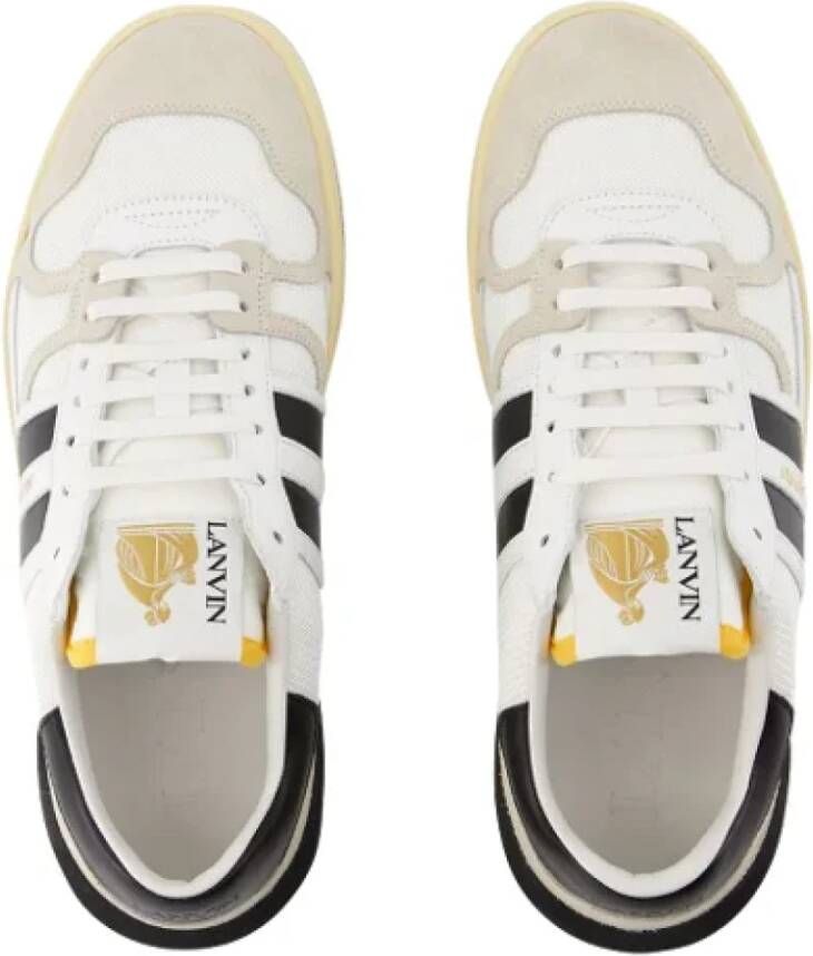 Lanvin Leather sneakers White Heren