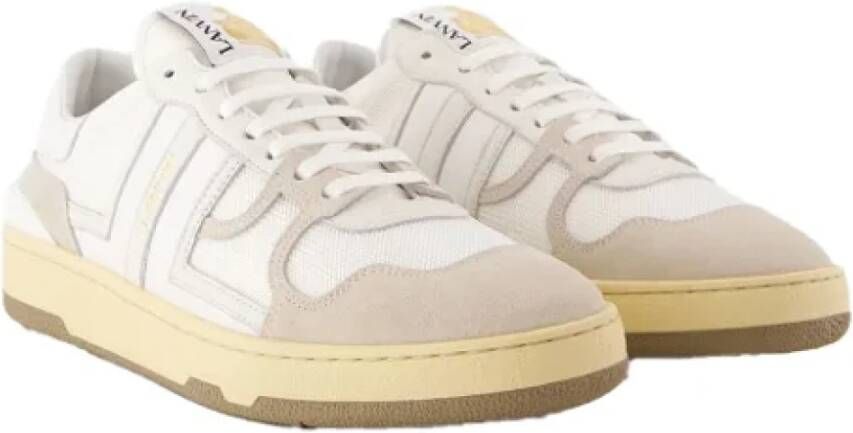 Lanvin Leather sneakers White Heren