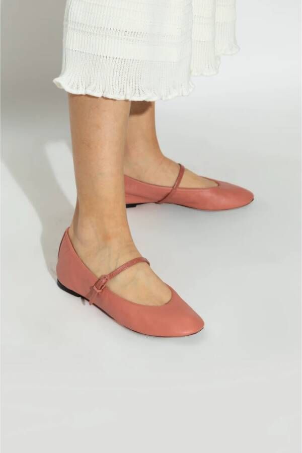 Lanvin Leren ballerina's Pink Dames