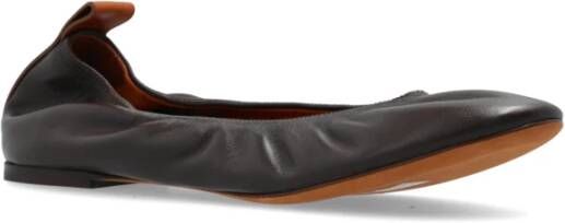 Lanvin Leren balletflats Brown Dames