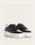 Lanvin Leren Sneakers met Katoenen Veters Black Heren - Thumbnail 2