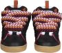 Lanvin Leren Sneakers Zwart Bordeaux Aw24 Black Dames - Thumbnail 4