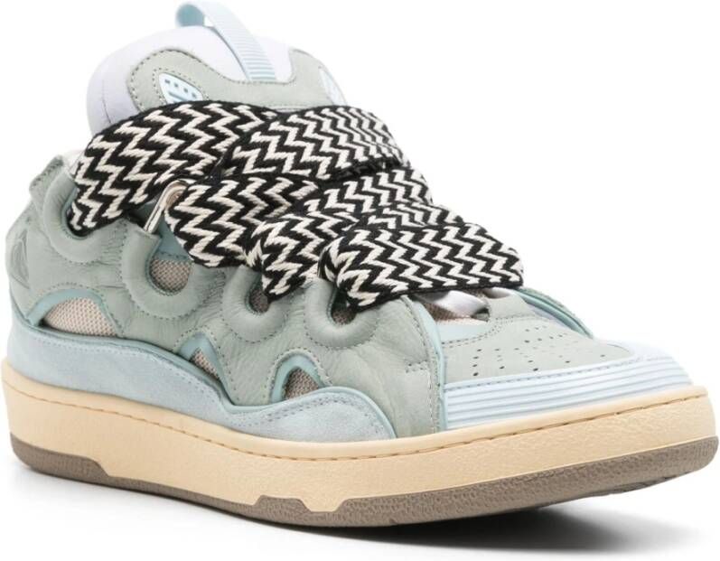 Lanvin Lichtblauwe Sneakers Blue Dames