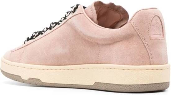 Lanvin Roze Suède Sneakers Pink Dames