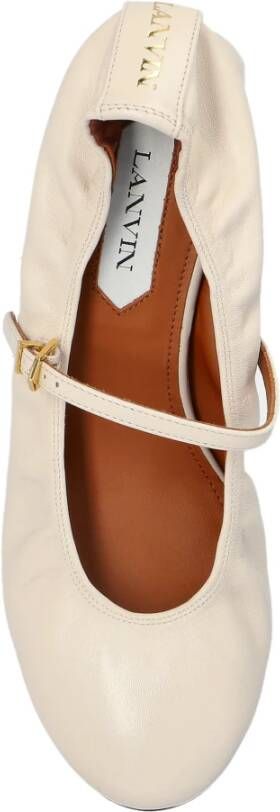 Lanvin 'Mary Jane' hoge hakken Beige Dames