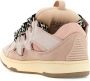 Lanvin Mesh Leren Sneakers met Rubber Inzetstukken Pink Dames - Thumbnail 3