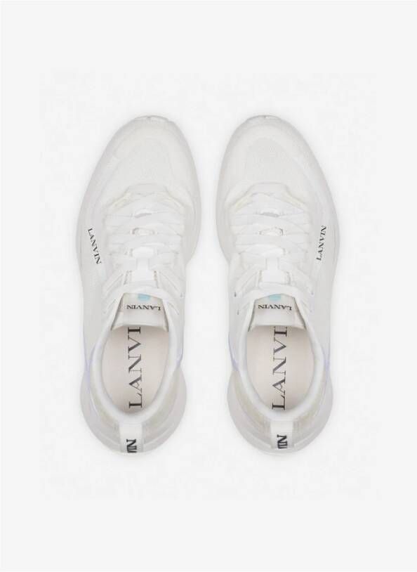 Lanvin Mesh Sneakers White Heren