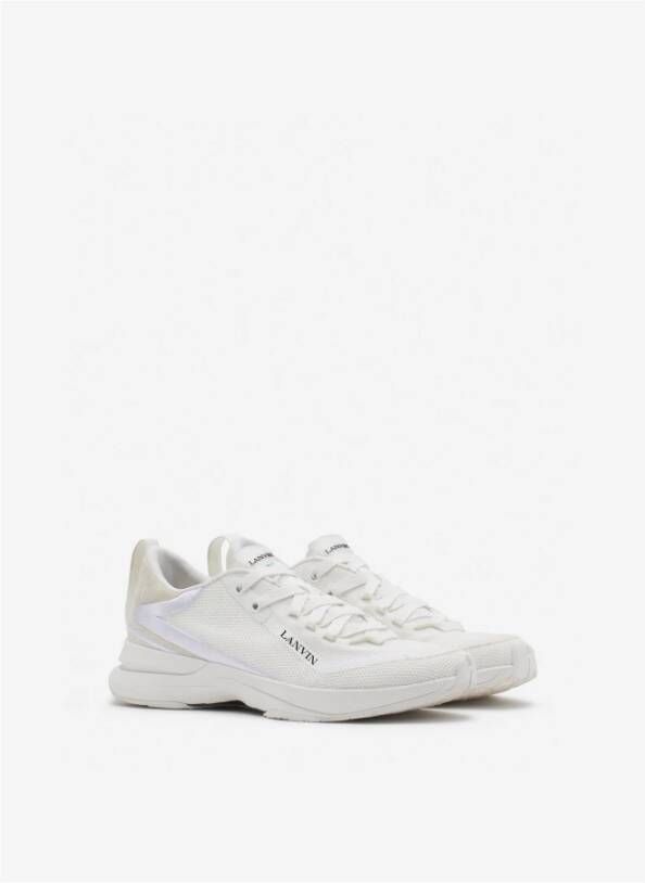 Lanvin Mesh Sneakers White Heren