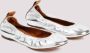 Lanvin Metallic Ballerina Instap Schoenen Gray Dames - Thumbnail 3