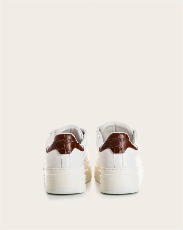 Lanvin Platform manden met dikke rubberen zool White Heren