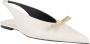 Lanvin Platte Slingback Strik Schoenen White Dames - Thumbnail 2