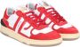 Lanvin Rood witte leren sneakers Aw24 Multicolor Dames - Thumbnail 2