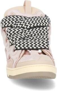 Lanvin Roze Leren Sneakers voor Vrouwen Roze Dames