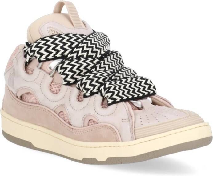 Lanvin Roze Sneakers met Ademend Detail Pink Dames