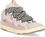 Lanvin Roze Sneakers met Ademend Detail Pink Dames - Thumbnail 3