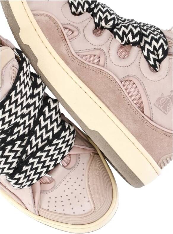 Lanvin Roze Sneakers met Ademend Detail Pink Dames