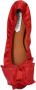 Lanvin Satijnen ballerina's Red Dames - Thumbnail 6