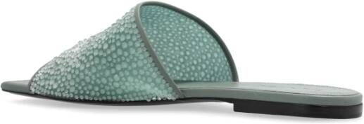 Lanvin Slippers met glinsterende applicaties Green Dames