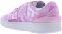 Lanvin Dames synthetische suède sneakers Roze Dames - Thumbnail 2