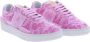 Lanvin Dames synthetische suède sneakers Roze Dames - Thumbnail 4