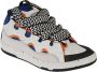 Lanvin Rode Panel Sneakers voor Modieuze Mannen Multicolor Heren - Thumbnail 6