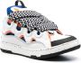 Lanvin Rode Panel Sneakers voor Modieuze Mannen Multicolor Heren - Thumbnail 9