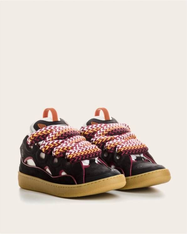 Lanvin Sneakers in 90's Stijl met Origineel Ontwerp Black Dames