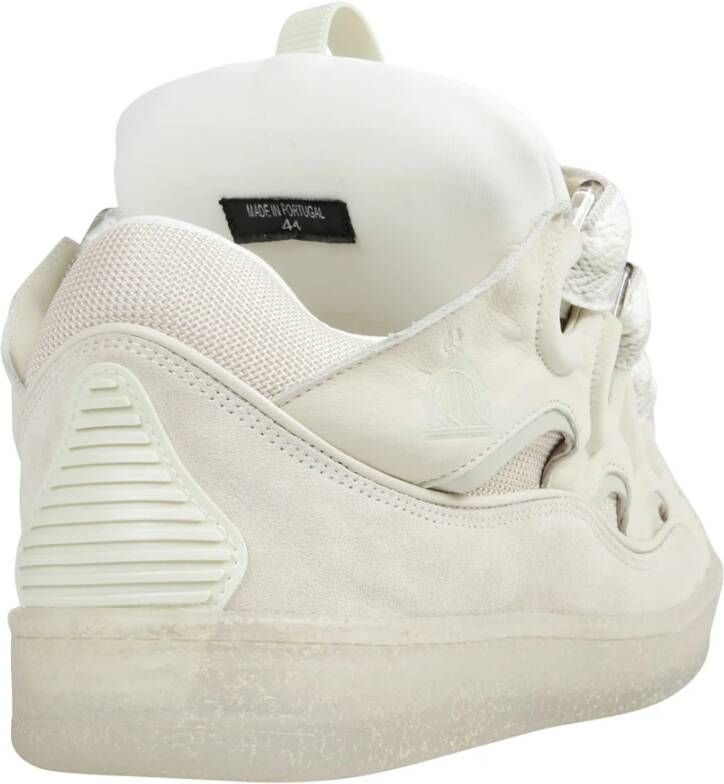 Lanvin Sneakers met gespikkelde zool White Heren