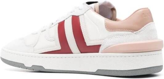 Lanvin Panelled Low-Top Sneakers Roze Heren