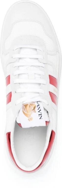 Lanvin Clay Mesh Sneakers Wit Heren