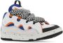 Lanvin Rode Panel Sneakers voor Modieuze Mannen Multicolor Heren - Thumbnail 11