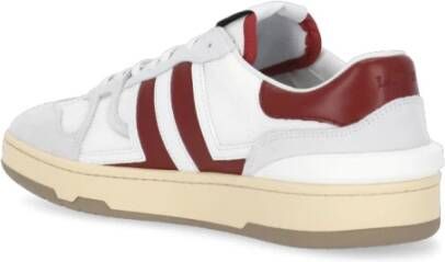 Lanvin Witte Leren Sneakers Wit Heren