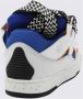 Lanvin Rode Panel Sneakers voor Modieuze Mannen Multicolor Heren - Thumbnail 2