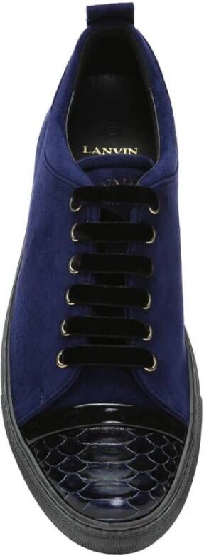 Lanvin Sportieve Sneakers Blue Dames