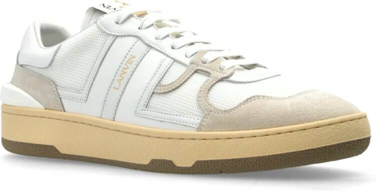 Lanvin Sportschoenen Klei White Heren