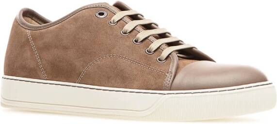 Lanvin Stijlvolle Sneakers voor Mannen Beige Heren