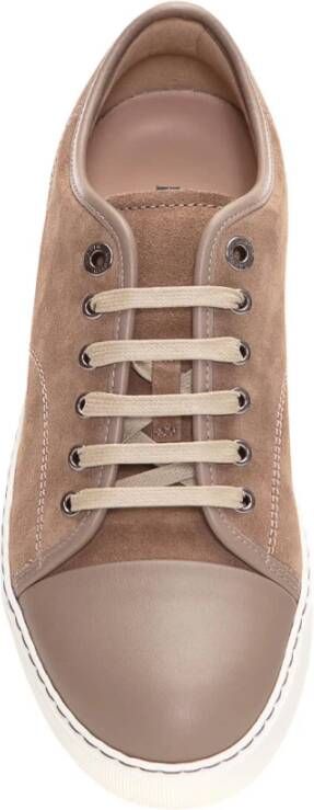 Lanvin Stijlvolle Sneakers voor Mannen Beige Heren