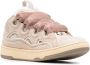 Lanvin Pink Green Curb Lace-Up Sneakers Beige Dames - Thumbnail 4
