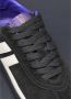 Lanvin Suède Cash Sneakers met Contrastpanelen Black Heren - Thumbnail 2