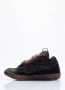 Lanvin Suede Low-Top Sneakers met Azteekse Weefsel Brown Heren - Thumbnail 10