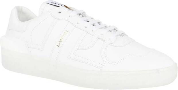 Lanvin Suede Low-top Sneakers White Heren