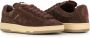 Lanvin Suède Ronde Neus Sneakers Bruin Bordeaux Brown Heren - Thumbnail 2